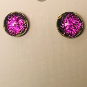 Jewelry - Fused Glass Post Earrings Jewelry - Fused Glass Post Earrings